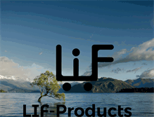 Tablet Screenshot of lif-products.com